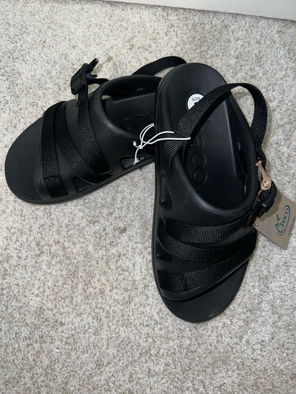 Chaco Black Women's Sport Sandal with Adjustable Straps